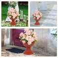 thumbnail image 2 of Urn Planter Plastic Red For Home Decorators 1Pcs 7.9X7.1X7.1in, 2 of 7