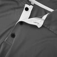 thumbnail image 5 of JDQJBZ Mens Summer Color Contrast Short Sleeve Shirt Breathable Quick Dry Business Casual, 5 of 5