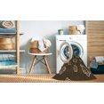 thumbnail image 2 of Ahgly Company Tapis Rectangulaire Lavable en Machine Intérieur Transitionnel Rouge Nuit, 2 Pieds x 5 Pieds, 2 of 7