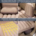 thumbnail image 4 of Amdohai Portable Car Mattress Foldable Cushion Air Bed Inflatable Mattress Car Bed with Air-Pump Camping Travel Mattress, 4 of 7