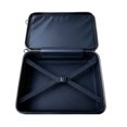 thumbnail image 2 of Ensemble de Bagages Coque Rigide en ABS 3 Pcs - Valises Noires 20 Pouces/24 Pouces/28 Pouces avec Roues Pivotantes, Résistant aux Rayures, Serrure TSA, Design Emboîtable, 2 of 4