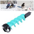thumbnail image 1 of Auger Ice Fishing Auger Electric Drill Nylon Floating Auger With 2 Blades And Locating Device 6 Inch Rotating Diameter, 1 of 8