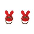 thumbnail image 4 of braveheart Cute Rabbit Aluminum Alloy Phone Stand Tablets Hand Grip Kickstand Mount Holder Red 2Set, 4 of 6