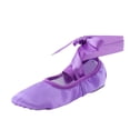 thumbnail image 1 of NOKIO Chaussures de Ballet à Bride Élastique Ajustable pour Enfants, Conception à Semelle Fendue, Adhérence aux Orteils, Chaussures d'Entraînement de Yoga, Chaussures de Danse d'Intérieur Légères pour Filles, 1 of 6