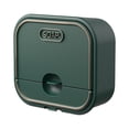 thumbnail image 1 of Drainage-Free Perforated Wall-Mounted Toilet Household Soap Dish Laundry Soap Rack Flip Soap Dish with Lid, 1 of 2