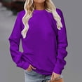 thumbnail image 2 of Timegard Womens Sweatshirt Long Sleeve Crewneck Comfy Pullover Fall Winter Basic Casual Loose Tops, 2 of 5