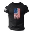 thumbnail image 1 of LUOGENLI T-shirts pour Homme pour Hommes T-Shirt Numérique 2D Imprimé T-Shirt Chemise à Manches Courtes Haut Col à Revers 4TG T-shirts pour Hommes T-shirts Graphiques T-shirts de la Saint-Patrick pour Homme T-Shirt Graphique Vêtements d'Été Noir TG, 1 of 5