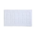 thumbnail image 1 of Martha Stewart Everyday 100% Cotton Tufted Reversible Bath Rug Sparkling White, 20" x 34", 1 of 6