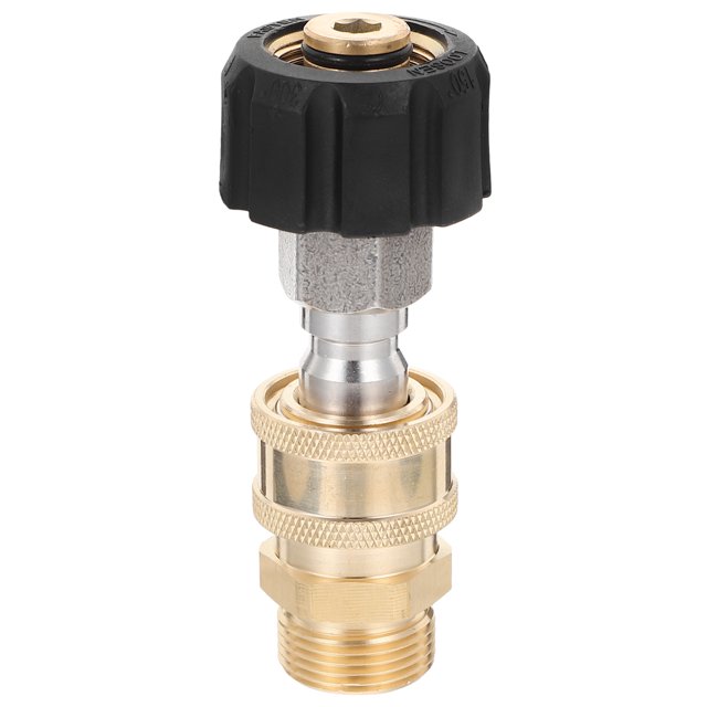 1 Set Household Pressure Washer Hose Adapter Brass Pressure Washer Quick Connect Fitting
