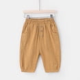 thumbnail image 2 of MIASHUI Boys Girls Sweatpants Spring Summer Children's Wide Leg Thin Pants,Coffee,18-24 Months, 2 of 8