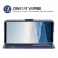 thumbnail image 3 of Case for Galaxy J7 2018, Pu Leather Cover, Phone Case for Samsung Galaxy J7 2018, Wallet, Scratch-Resistant Magnetic Phone Case with Card Compartment, Blue, 3 of 7