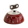 thumbnail image 1 of Langgg Restaurant Essential 60 Minutes Magnetic Kitchen Alarm Clock Noise Reduction Function Made Of Stainless Steel Mechanical Kitchen Timer Clear Display With Alarm And Noise Reduction Functions red, 1 of 6