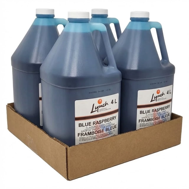 Lynch Sirop pour Barbotine Framboise Bleue Concentré 5:1 4 Litres