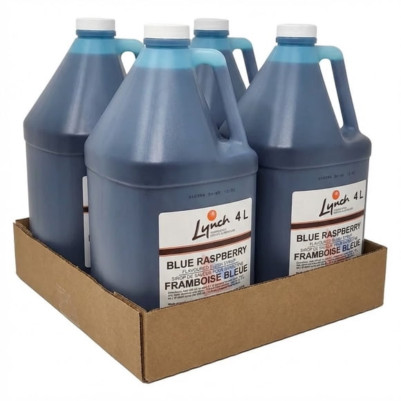 Lynch Blue Raspberry Slushy Syrup 5:1 Concentrate 4 Liter