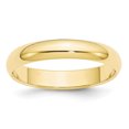thumbnail image 1 of Bague Demi-Ronde 4 mm en Or Jaune 10K Taille 5, 1 of 3