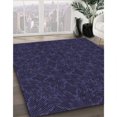 thumbnail image 3 of Ahgly Company Tapis Rond Lavable en Machine Intérieur Transitionnel Violet Pervenche Profond, 6 Pieds Rond, 3 of 7