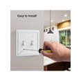 thumbnail image 4 of DEWENWILS Decorative Light Switch Plate Cover, Metal Toggle Light Switch Wall Plate, 2-Pack, 4 of 4