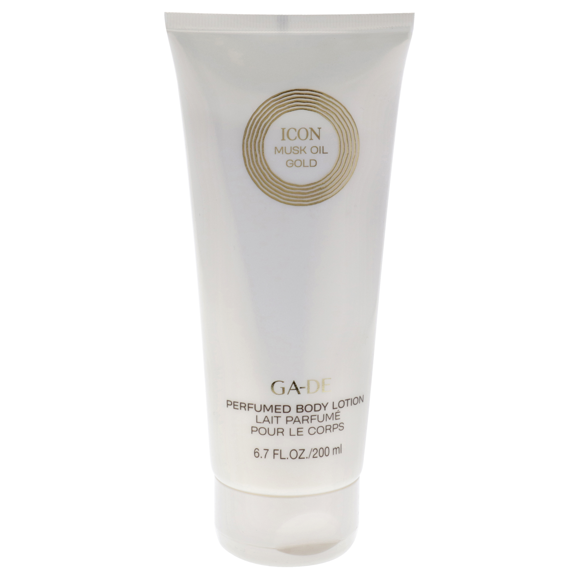 Icon Musk Oil Gold Lotion pour le Corps Parfumée par GA-DE pour Femmes - Lotion pour le Corps 6,7 oz