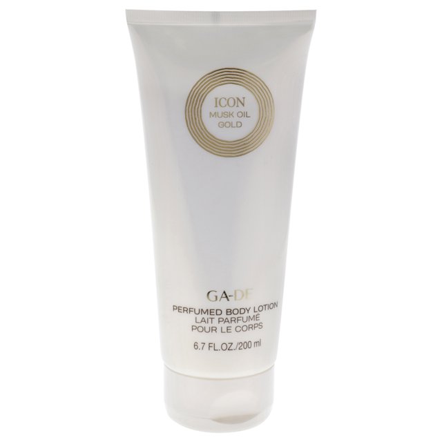 Icon Musk Oil Gold Lotion pour le Corps Parfumée par GA-DE pour Femmes - Lotion pour le Corps 6,7 oz