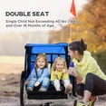 thumbnail image 3 of Aosom 2-Seat Kids Child Bicycle Trailer, Blue, 3 of 8