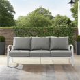 thumbnail image 3 of Afuera Living Sofa Rectangulaire Gris Acier Résistant aux Intempéries 79 Pouces Non Assemblé, 3 of 12