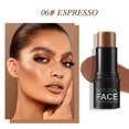 thumbnail image 1 of HOARBOEG Colorful High Gloss Stick Three Dimensional Face Priming Cream Lying Silkworm Pen Powder Blusher Stick Color Makeup Clearance Sale, 1 of 3
