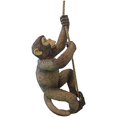 thumbnail image 4 of WIFKLSIIPG Garden Animal Chimpanzee Hangs Monkey kids Tree Climbing Resin Craft Statue Decoration, 4 of 7