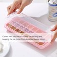 thumbnail image 3 of Silicone Ice Cube Tray Ice Cube Mold Container Frozen Cubes 24 Compartments with Lid for Bars Households Party, 3 of 8