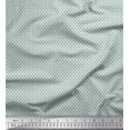 thumbnail image 1 of Soimoi Green Heavy Satin Fabric Cedar Tree Print Sewing Fabric Yard 54 Inch Wide, 1 of 5
