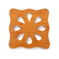 thumbnail image 2 of XZNGL Bamboo Wood Hollowed Wooden Cup Mat Cartoon Table Mat Pot Mat Bowl Mat, 2 of 9