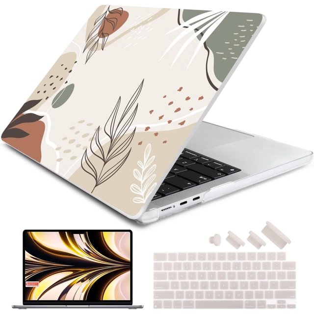 Compatible avec MacBook Air 13.6 Pouces Coque 2022 Sortie Puce A2681 M2 avec Écran Retina Compatible Touch ID