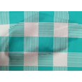thumbnail image 4 of oneOone Cotton Poplin Turquoise Blue Fabric Gingham Check Sewing Craft Projects Fabric Prints By Yard 42 Inches Wide, 4 of 4
