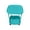 Blue, variant on Outoloxit Rolling Side Table with Wheels, Mobile Storage Cart for Bedroom Living Room Couch Bedside Narrow Space, Plastic Shelf