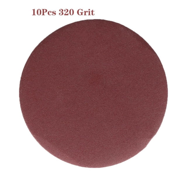 10 Pcs Feuilles de Sable Disques Rondes 5 Pouces/125mm 40-2000Granules Polissage Papier de Sable