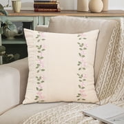 Weekly Deals! Gspmoly Embroidered Pillows Cushions Rose Flower Pillows Sofa Beds Head Lumbar Support Simples Pillowcases Holiday Gifts Weekly Deals