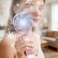 thumbnail image 3 of SIYTUAU Powerful Wind Handheld Mini Fan Portable Small Fan Rechargeable Usb Quiet For Home Office Travel Pink Tone, 3 of 5