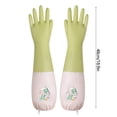 thumbnail image 3 of Tranfacy Home and Kitchen,Hot Pads for Kitchen,Cleaning Gloves Reusable Natural Rubber Dishwashing Gloves Non-slip Gloves for Kitchen and Home Parents, 3 of 4