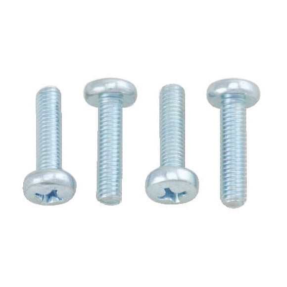 Bolt MC Hardware Metric Pan-Head Screws - M6 x 1.0 x 25mm M6 x P1.0 x 25 Zinc-Plated