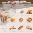 thumbnail image 4 of Foldable Bread Proofing Box for Sourdough,50&deg;F-130&deg;F Temp Controlled Dough Proofer with 1-12H Digital Timer,Electric Proofing Container Sourd, 4 of 6