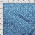 thumbnail image 3 of oneOone Georgette Viscose Tissu Bleu Moyen Alphabet Matériel de Robe Tissu Imprimé Tissu au Mètre 42 Pouces de Large, 3 of 4