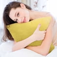 thumbnail image 5 of Dvruxg Velvet Throw Pillow Covers 16x16 Inch - Soft Square Decorative Cushion Cover for Couch, Sofa, 5 of 5