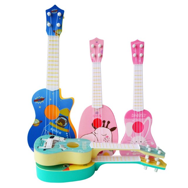 Guitare Musicale Animal Mignon Instrument Ukulélé Jouet Éducatif pour Enfants
