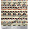 thumbnail image 1 of Soimoi Poly Georgette Fabric Aztec Southwestern Print Fabric by Yard 52 Inch Wide, 1 of 3
