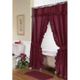 thumbnail image 1 of Carnation Home Fashions FSCD-L-20 70 x 72 Po Lauren Rideau de Douche Double Swag&44; Bordeaux, 1 of 1