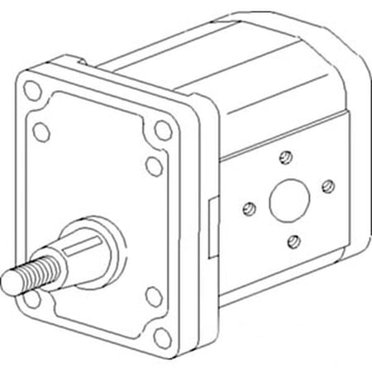 RAParts 5121276 Hydraulic Pump fits Minneapolis Moline Tractor Model 1365