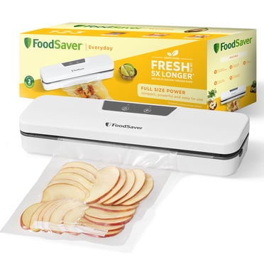 Scelleuse sous vide FoodSaver pour le quotidien, avec cinq sacs à sceller sous vide prédécoupés