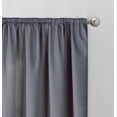thumbnail image 2 of Eclipse Draft Stopper 63" Room Darkening Rod Pocket Window Curtains Panel, 2 of 3