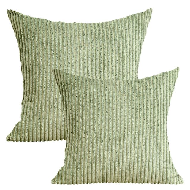 MesaSe Home Textile 20” X 20” Modern Contemporary Transitional Navy Blue Striped Polyester Throw Pillow ( 2 Count) Home Decoration Suitable for Living Room and Bedroom