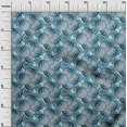 thumbnail image 3 of oneOone Velvet Turquoise Blue Fabric African Fabric For Sewing Printed Craft Fabric By The Yard 58 Inch Wide, 3 of 4
