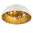 thumbnail image 3 of Golden Lighting 7312-FM16 FW Bartlett Flush Mount Ceiling Light, French White, 3 of 5